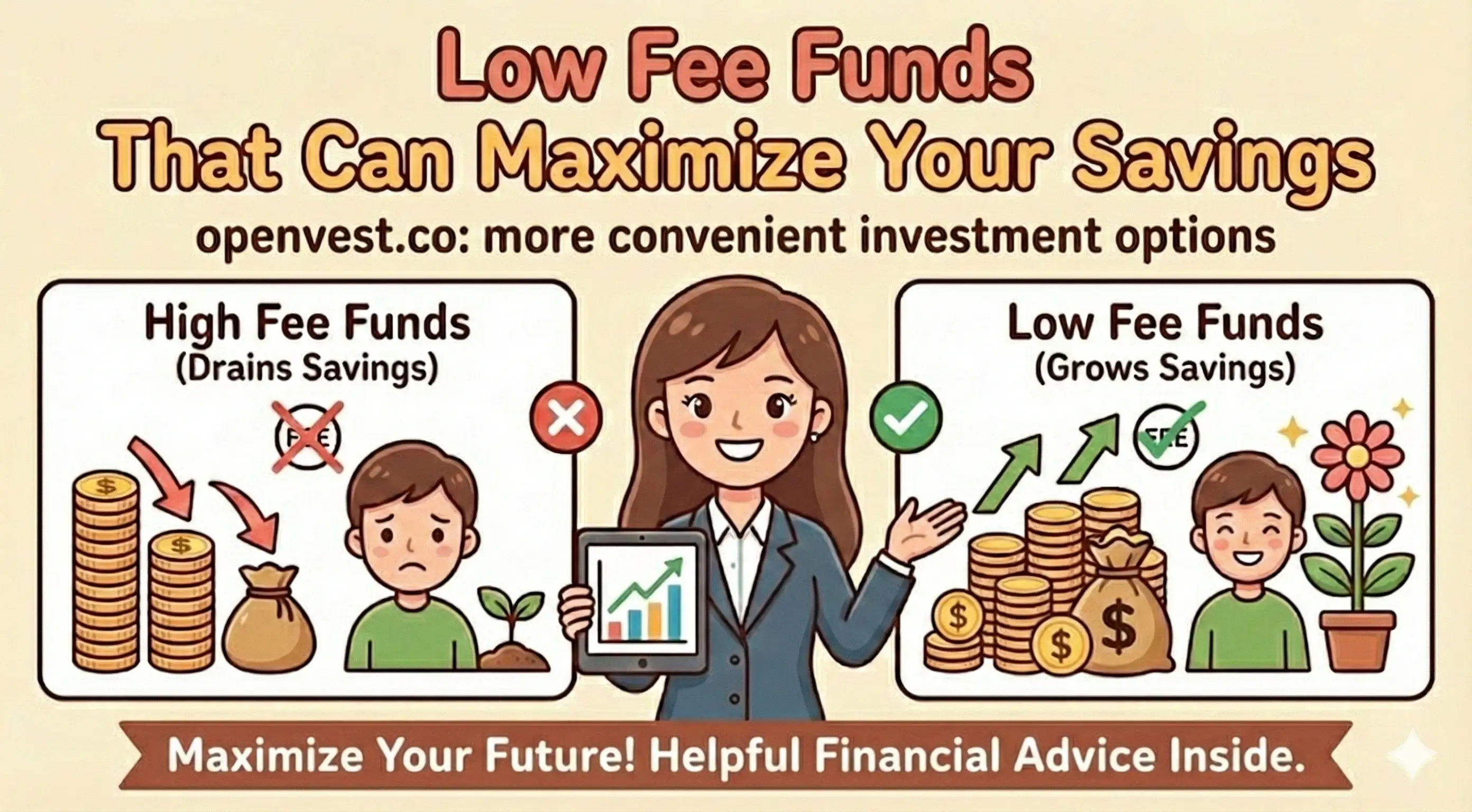 Low-fee funds growing savings
